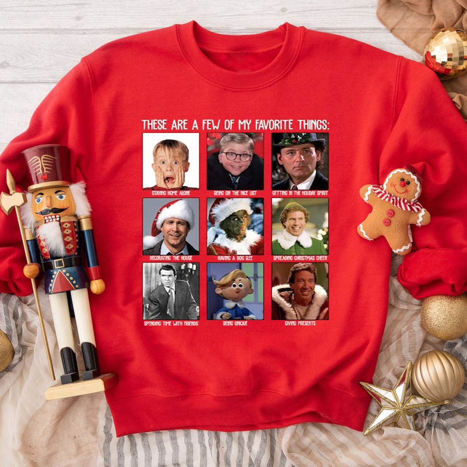 Christmas Movies Characters SweatShirt, Christmas T-shirt, Vintage Movie Sweater, Winter Hoodie, Christmas Trip,Christmas Movie Shirt