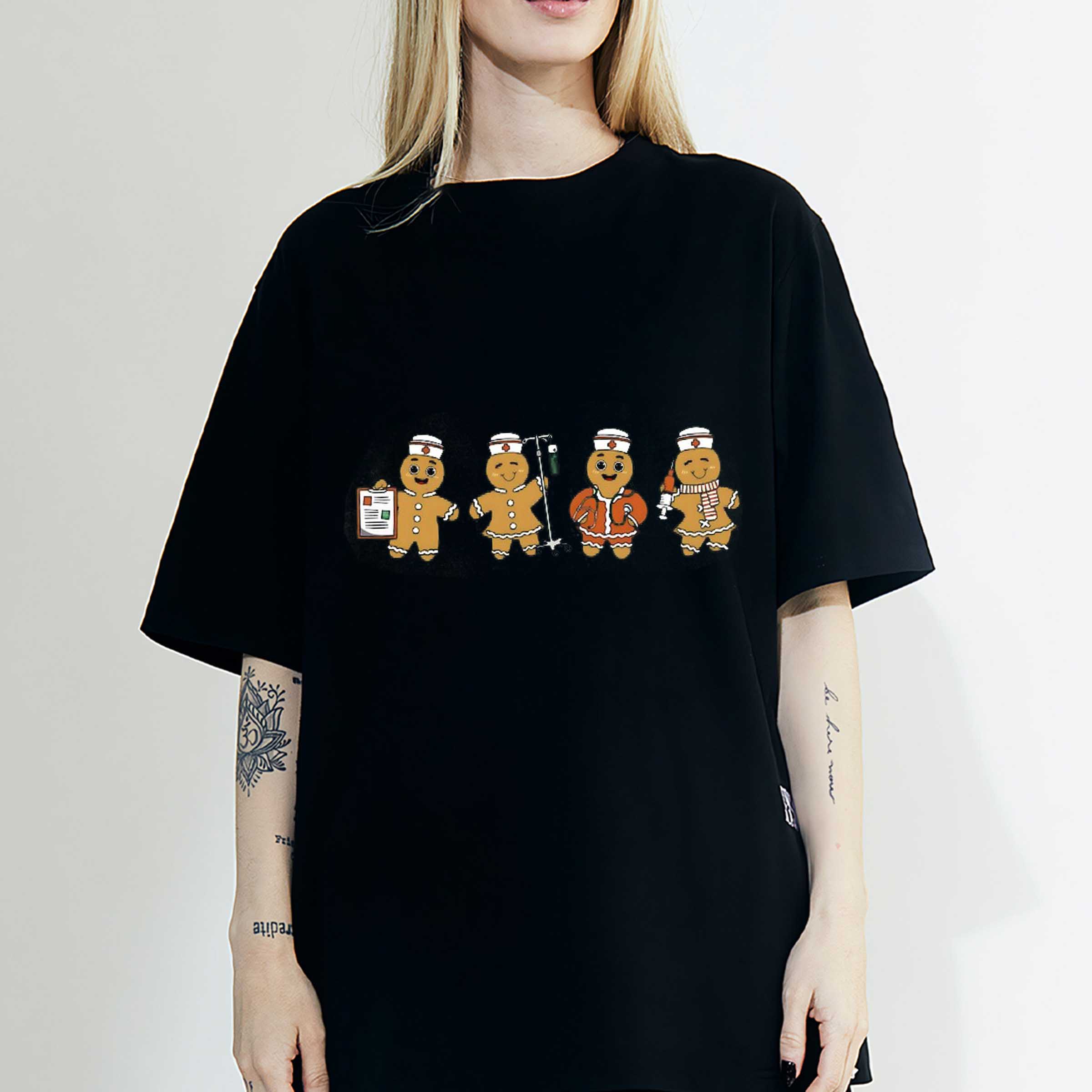 Christmas Gingerbread Nurse Shirt, Christmas Sweatshirt, Christmas Nurse Sweatshirt, Funny Christmas Hoodie, Cute Nurse Sweatshirt